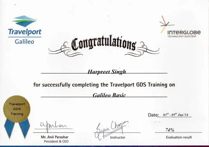 Galileo GDS Training – Travelport Galileo