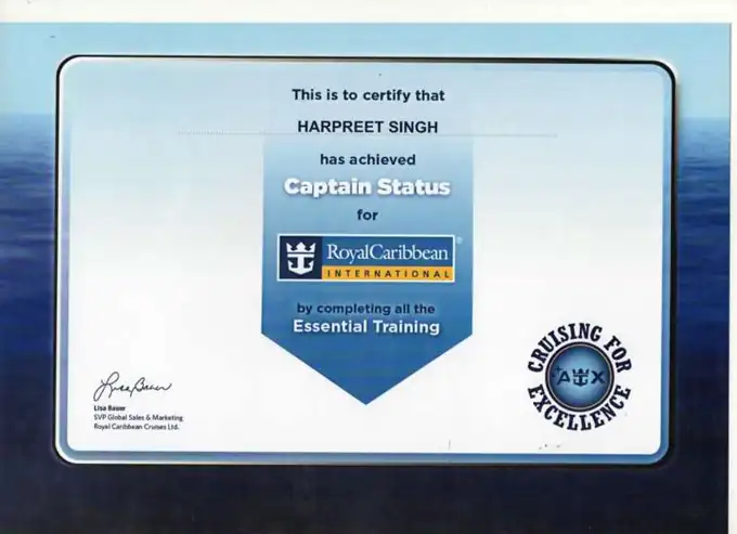 Captain Status – Royal Caribbean International
