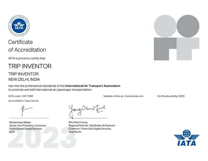 IATA accreditation